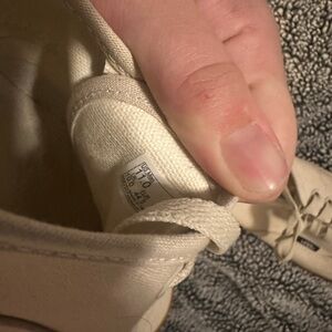 Men’s vans - cream color - size 11